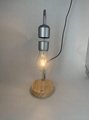 new Wooden base maglev floating levitation  led bulbs lamp  8