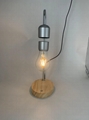 new Wooden base maglev floating levitation  led bulbs lamp  8