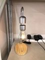 spinning magnetic levitation desk floating night light bulb lamp for home decor 5