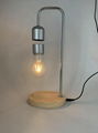 spinning magnetic levitation desk floating night light bulb lamp for home decor