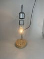 spinning magnetic levitation desk floating night light bulb lamp for home decor