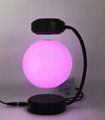 new rgb colorful change magnetic levitation floating lamp light luna  1