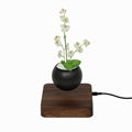 square base magnetic levitation desk floating plant bonsai flowerpot for gift  2