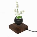 square base magnetic levitation desk floating plant bonsai flowerpot for gift  6