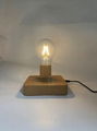 360 rotating square base magnetic levitating floating lamp light bulb for gift  3