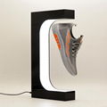 magnetic levitation floating shoe bottle display racks with led light 