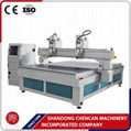 Double independent heads CNC Router