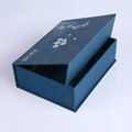 Custom Logo Silver Stamping Big Gift Box