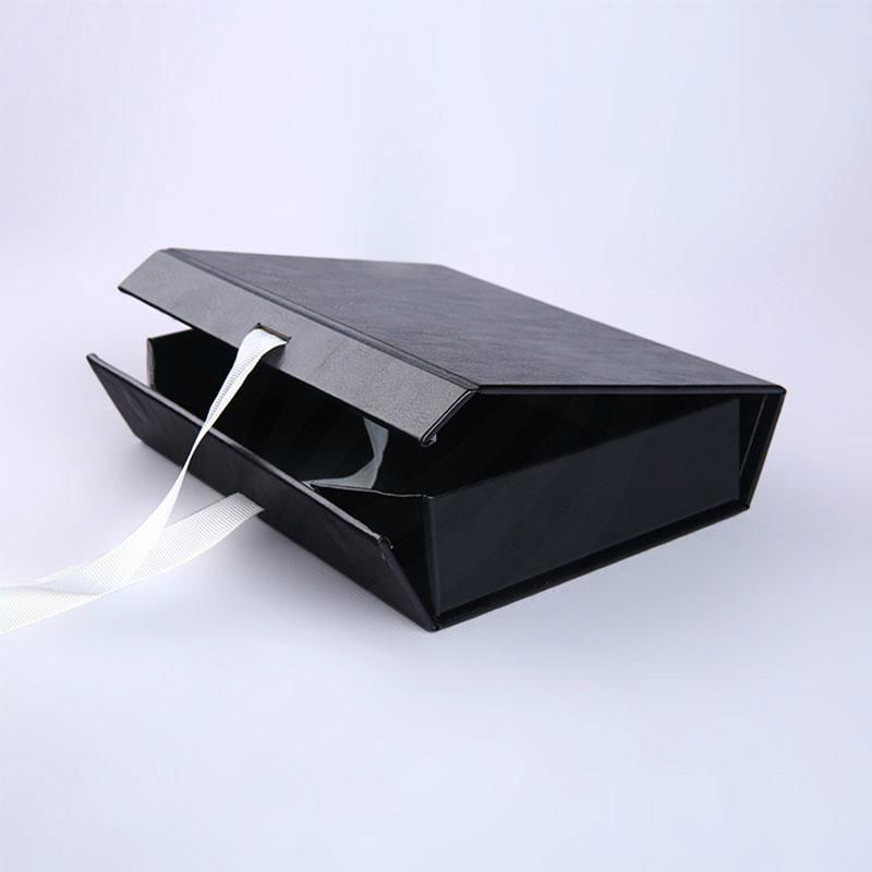 High Quality Custom Printed Small Black Handmade Leather Gift Box 5