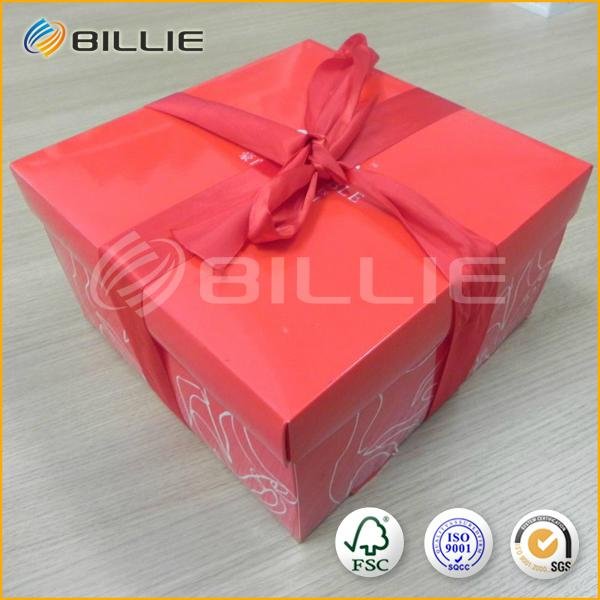 Fast Delivery Gift Box Cardboard Cake Box Paper With Window Film