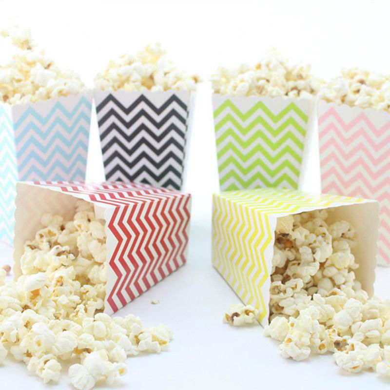 100% Satisfaction Guarantee Handmade Full Color Popcorn Paper Box 5