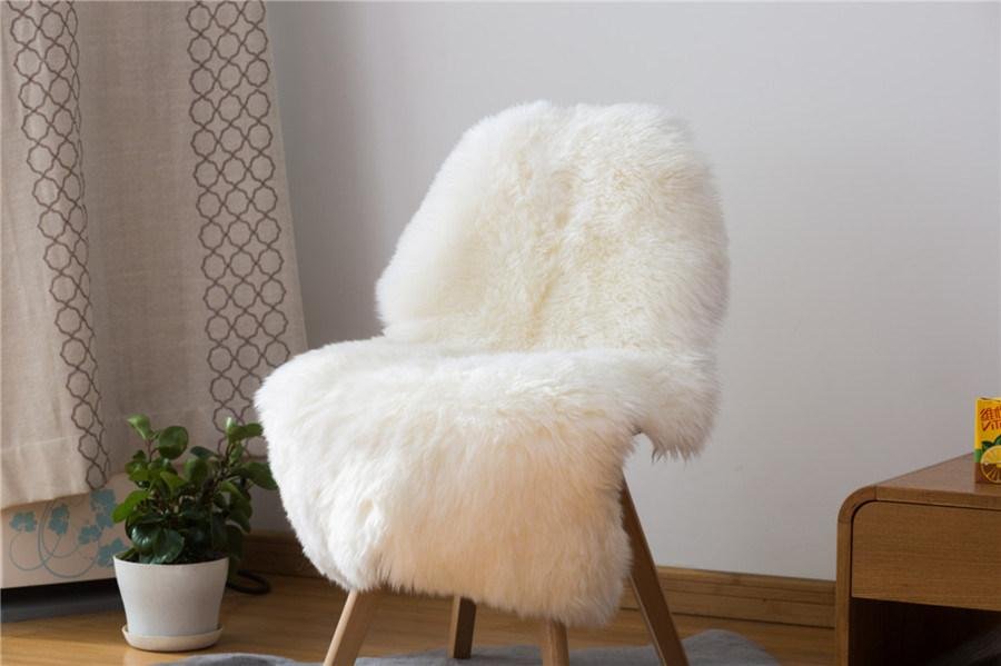 Sheepskin Seat Cushion Genuine Lambskin Fur Cushions