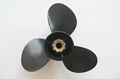 3 Blades Aluminum Boat Propeller for Outboard Motor 8-20HP 1