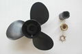 3 Blades Aluminum Boat Propeller for Outboard Motor 8-20HP