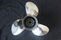 60-75HP OEM High Performance Stainless Steel Boat Propeller For Mercury Outboard