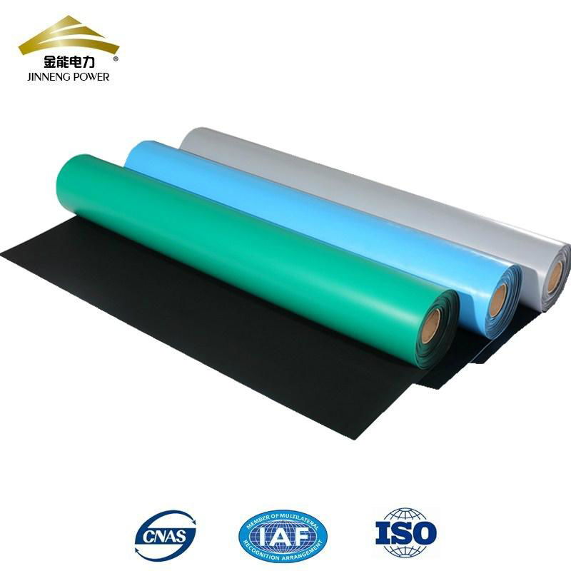 black 3mm antistatic rubber mats JNDL (China Manufacturer) Safety