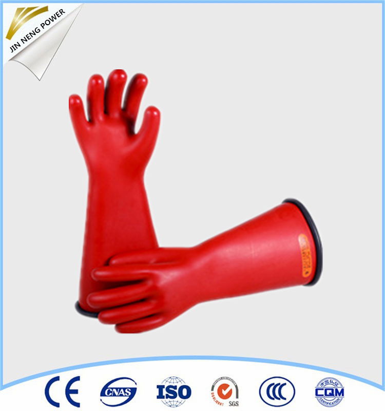 40kv class 4 latex electrical safety gloves