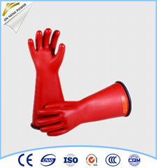 40kv class 4 latex electrical safety gloves