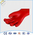 40kv class 4 latex electrical safety gloves 2