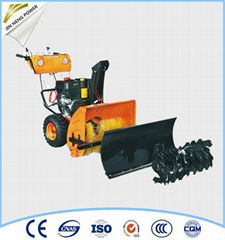 6.5hp loncin snow thrower effective new western plow