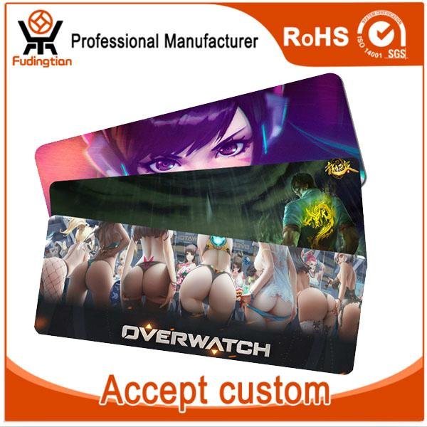Custom Extended Anti-Slip Rubber Gaming Mouse Pad