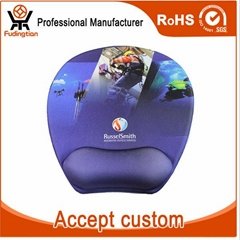 Ergonomic Comfortable Custom Silica Gel Wrist Rest Mouse Pad