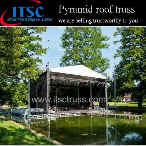 12X10x 6m Pyramid roof truss system