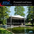 12X10x 6m Pyramid roof truss system