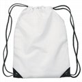 Nylon drawstring swim backpack pouch 2