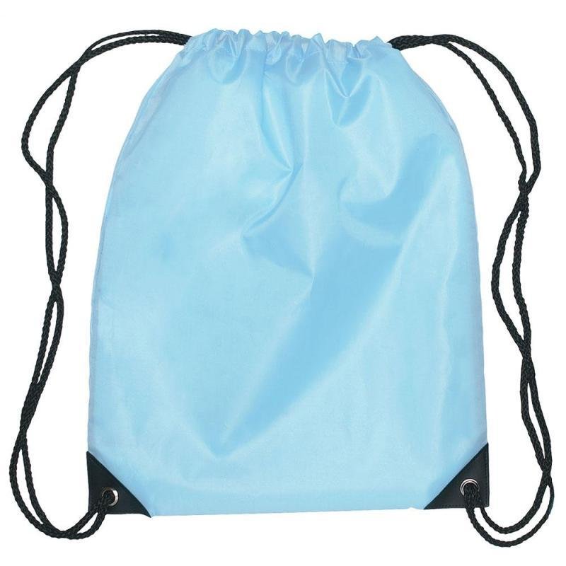 Nylon drawstring swim backpack pouch