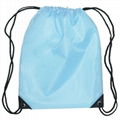 Nylon drawstring swim backpack pouch 1