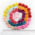 Ribbon Rose Fabric Flower Brooch Garment Decoration 1