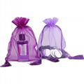 Personalized tassels organza bag with organza fabric 3