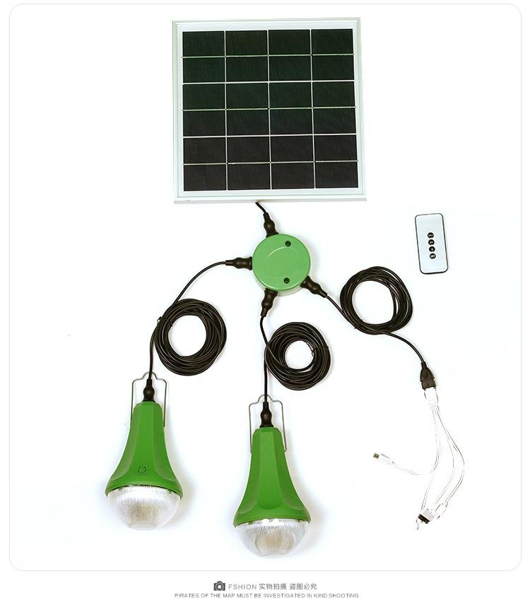 New Products Solar Panel Energy Kits Home Lighting System