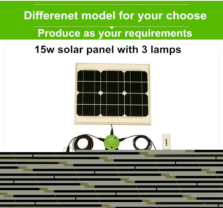 Portable Solar Home Lighting System LED Light Solar Power System Solar Lighting  2