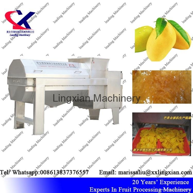Large Capacity Mango Pulper Machine to remove peel and pit 3