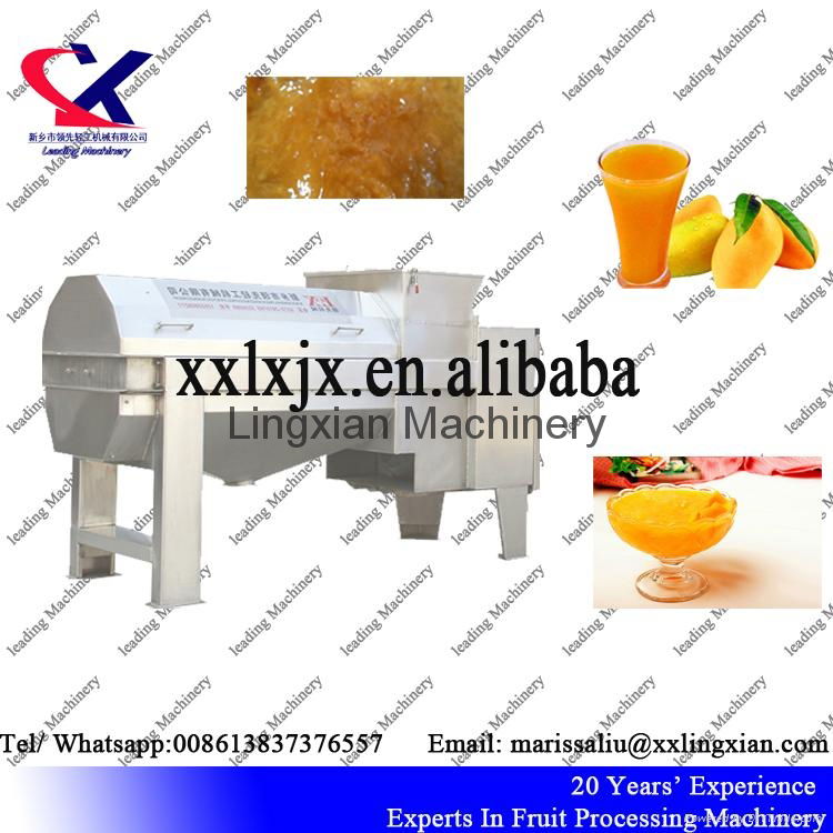 Large Capacity Mango Pulper Machine to remove peel and pit 5