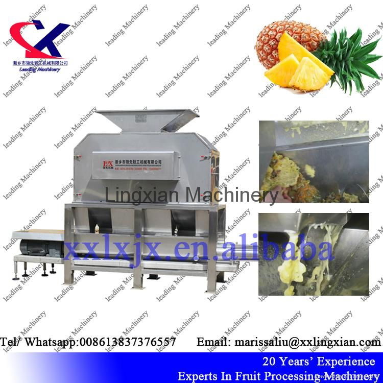 Pineapple Juice Making Machine 3t per hour pineapple peeler and juicer machine