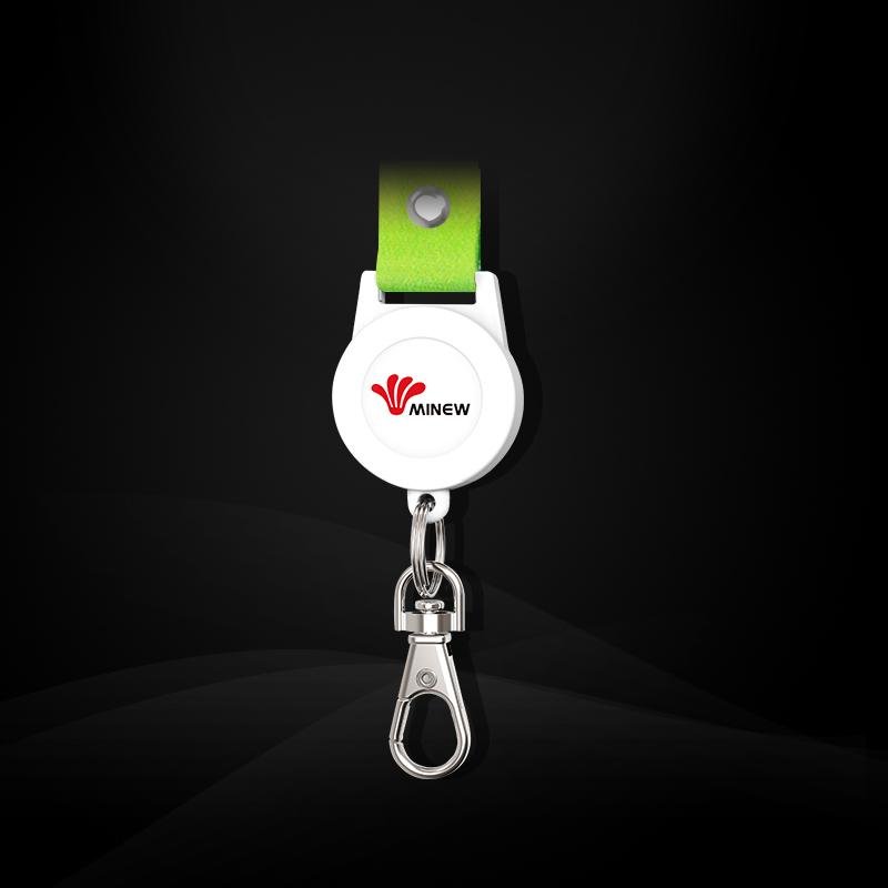 Long lifetime beacon with keychain for advertising