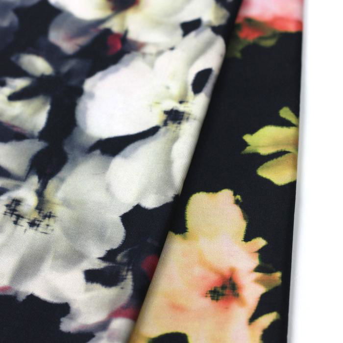 Polyester Digital Print Upholstery and hometextile Fabric for dress 2
