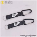 custom style carabiner keychain with sublimation tape