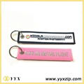 Promotional design keychain embroidered