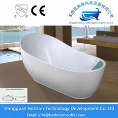 Acrylic freestanding spa tub drop in bathtub