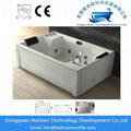 Big size jacuzzi bathtubs massage tub