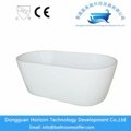 Oval Shape Acrylic bathroom hydraulic tubs 2