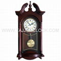 Top grade antique pendulum wooded wall clock 1