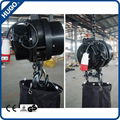 Electric chain stage hoist hook inverted