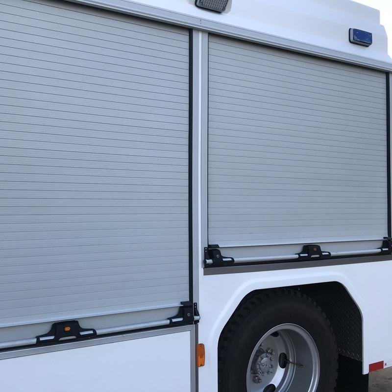Aluminium Roller Shutter Door for Fire Fighting Truck Emergency Rescue Equipment 2