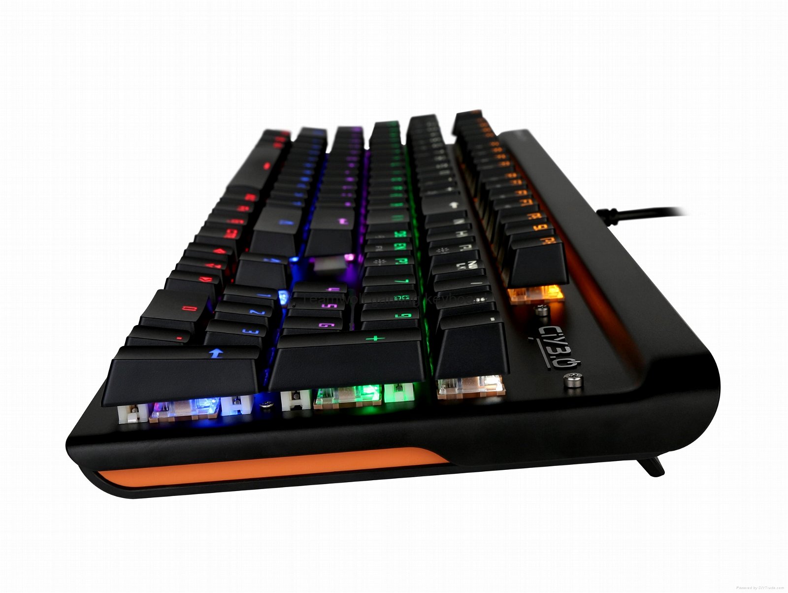 Arbiter-TEAMWOLF wired gaming keyboard with RGB backlight-X21 3