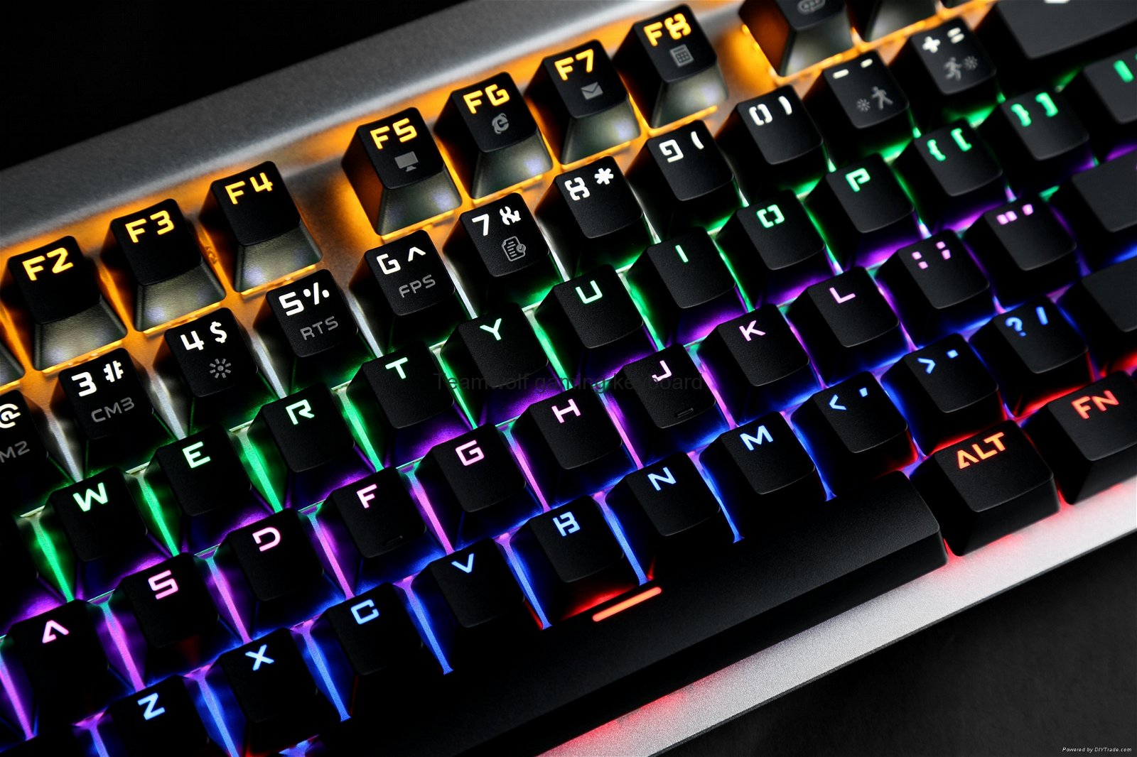 Arbiter-TEAMWOLF wired gaming keyboard with RGB backlight-X21 5